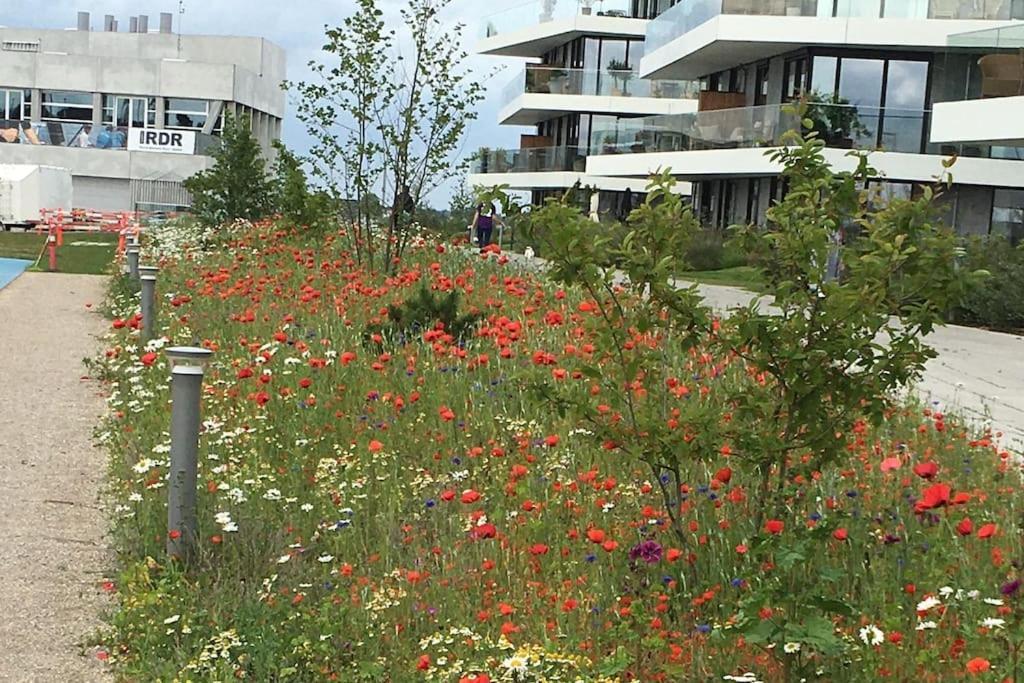 Bo Med Stil Og Udsigt Til Aarhus Lystbadehavnアパートメント エクステリア 写真